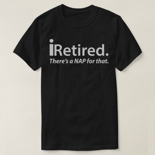iRetired App T-Shirt (Design vorne)