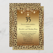 - Irgendein Alter editable, Geburtstags-Party Einladung (Vorne/Hinten)