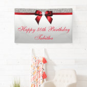 Irgendein Alters-roter Banner (Insitu)