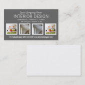 Irgendein Beruf irgendein Foto der Farbevier Visitenkarte (Vorne/Hinten)