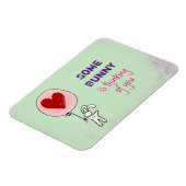 Irgendein Bunny denkt an dich Magnet (Linke Seite)