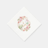 Irgendein Bunny dreht eins Serviette (Ecke)