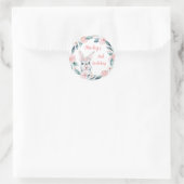 Irgendein Bunny hat Geburtstag, jedes Party Runder Aufkleber (Tasche)