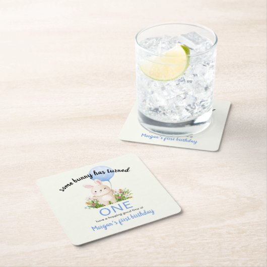 Irgendein Bunny ist ein einfaches Niedliches Jungs Rechteckiger Pappuntersetzer (Vor Ort)