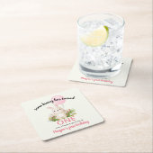 Irgendein Bunny ist ein einfaches Niedliches Mädch Rechteckiger Pappuntersetzer (Vor Ort)