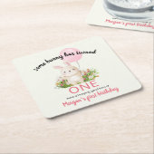 Irgendein Bunny ist ein einfaches Niedliches Mädch Rechteckiger Pappuntersetzer (angewinkelt)