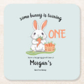 Irgendein Bunny ist ein Jungs Mädchen 1. Geburtsta Rechteckiger Pappuntersetzer (Vorderseite)