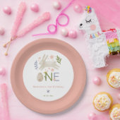 Irgendein Bunny ist ein Niedliches Mädchen zum 1. Pappteller (Party)