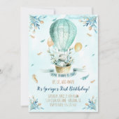 Irgendein Bunny ist eine Einladung zum ersten Gebu (Vorderseite)