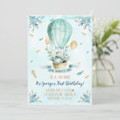 Irgendein Bunny ist eine Einladung zum ersten Gebu (Stehend Vorderseite)