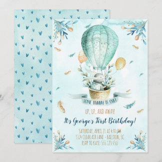 Irgendein Bunny ist eine Einladung zum ersten Gebu