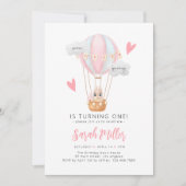 Irgendein Bunny ist eine Einladung zum ersten Gebu (Vorderseite)