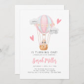 Irgendein Bunny ist eine Einladung zum ersten Gebu (Vorne/Hinten)