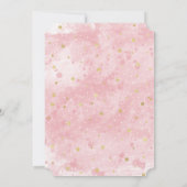 Irgendein Bunny macht drei 3. Geburtstag Einladung (Rückseite)