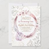 Irgendein Bunny macht einem Mädchen den ersten Geb Einladung (Vorderseite)