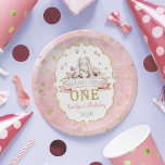 Irgendein Bunny macht einen 1. Geburtstag Pappteller<br><div class="desc">Feiern Sie stilvoll mit diesen trendigen 1. Geburtstagszeitung-Tellern. Das Design ist leicht mit Ihrer eigenen Formulierung zu personalisieren und Ihre Familie und Freunde werden begeistert sein,  wenn sie diese fabelhaften Party-Teller sehen.</div>