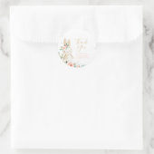 Irgendein Bunny macht einen Geburtstag Dankeschön  Runder Aufkleber (Tasche)