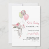 Irgendein Bunny macht einen Geburtstag Einladung (Vorderseite)