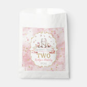 Irgendein Bunny macht zwei 2. Geburtstag Geschenktütchen (Vorderseite)