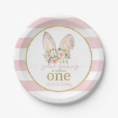 Irgendein Bunny verwandelt EINS (Sonnige Ohren) CU Pappteller (Vorderseite)