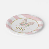 Irgendein Bunny verwandelt EINS (Sonnige Ohren) CU Pappteller (Schrägansicht)