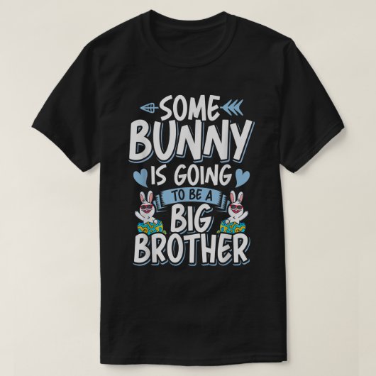 Irgendein Bunny wird ein großer Bruder sein, der h T-Shirt (Design vorne)