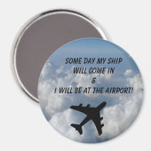 Irgendein Day Round Magnet (Vorderseite/Rückseite)