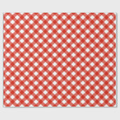 IRGENDEIN Farbhintergrund-Gingham-Muster Geschenkpapier (Flach)