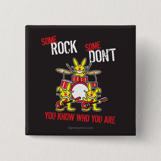 Irgendein Felsen Button (Vorderseite)