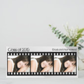 Irgendein Foto Filmstrip Abschluss Year~ Einladung (Stehend Vorderseite)