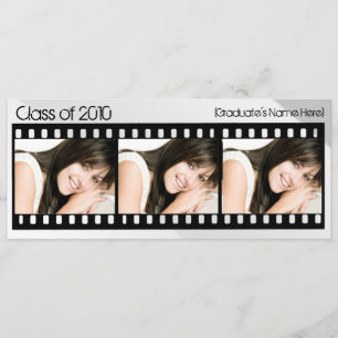 Irgendein Foto Filmstrip Abschluss Year~ Einladung