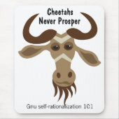 Irgendein Gnu Stuff_Cheetahs erweitern nie sich Mousepad (Vorne)