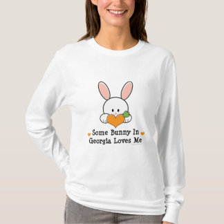 Irgendein Häschen in Georgia-Lieben ich langes T-Shirt