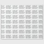 Irgendein intelligentes Life?-Packpapier Geschenkpapier (Flach)