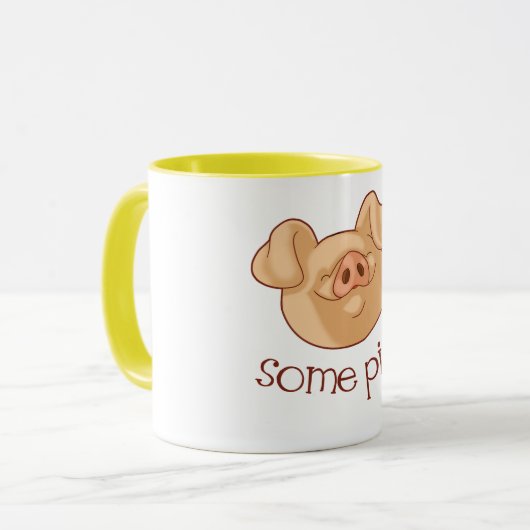 Irgendein Schwein! Tasse (Vorderseite Links)