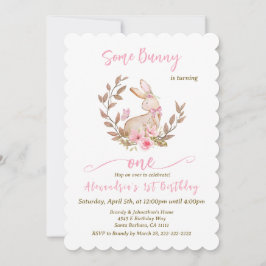 Irgendein Sonnenschein verwandelt ein rosa Mädchen Einladung