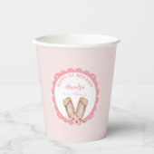 Irgendein Sonnenschein verwandelt ein rosa Mädchen Pappbecher (Vorderseite)