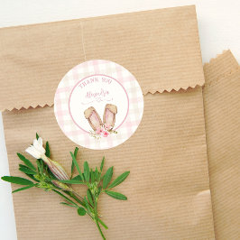 Irgendein Sonnenschein verwandelt ein rosa Mädchen Runder Aufkleber