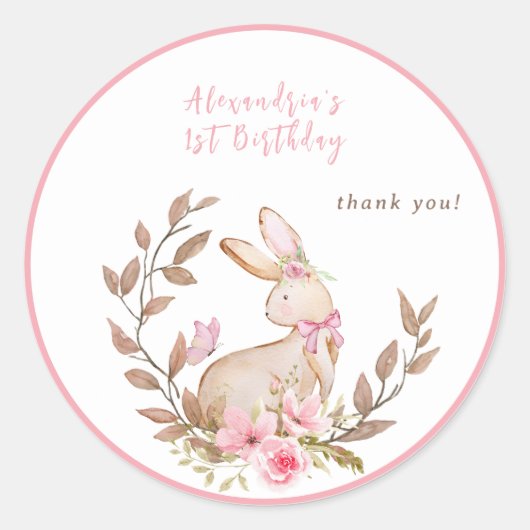 Irgendein Sonnenschein verwandelt ein rosa Mädchen Runder Aufkleber (Vorderseite)