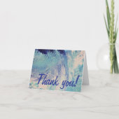 "Irgendein Strand, irgendwo" Dankeskarte (Vorderseite)