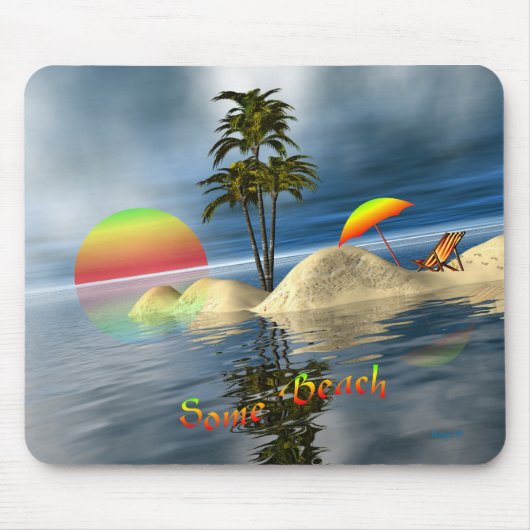 Irgendein Strand Mousepad (Vorne)