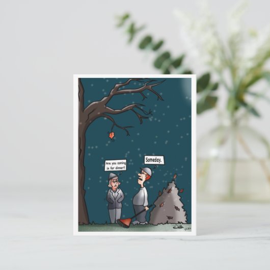 Irgendein Tag Postkarte (Stehend Vorderseite)