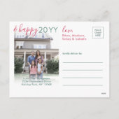 Irgendein Text 2 Foto Frohe Weihnachten und Glück (Rückseite)