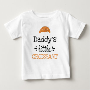 [irgendein Text] Kleiner Croissant Baby T-shirt