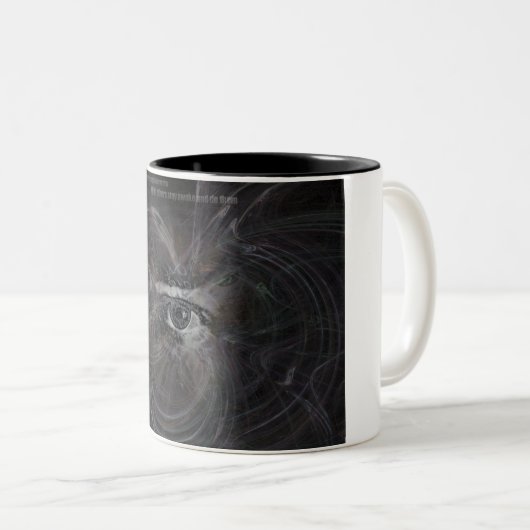 Irgendein Traum Zweifarbige Tasse (VorderseiteRechts)