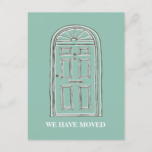 IRGENDEINE FARBE - Tür-bewegliche Ankündigungspostkarte