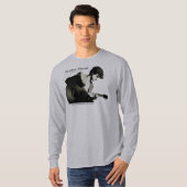 Irgendeine Geschäfts-lange Hülse T T-Shirt (Vorne ganz)