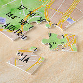 Irgendeine Karte der Stadt-| Melbourne Puzzle (Seite)