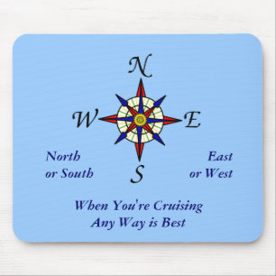 Irgendeine Weise kreuzendes Mousepad