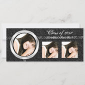 Irgendeine Year~ schwarze Abschluss-Mitteilung, 3 Einladung (Vorderseite)